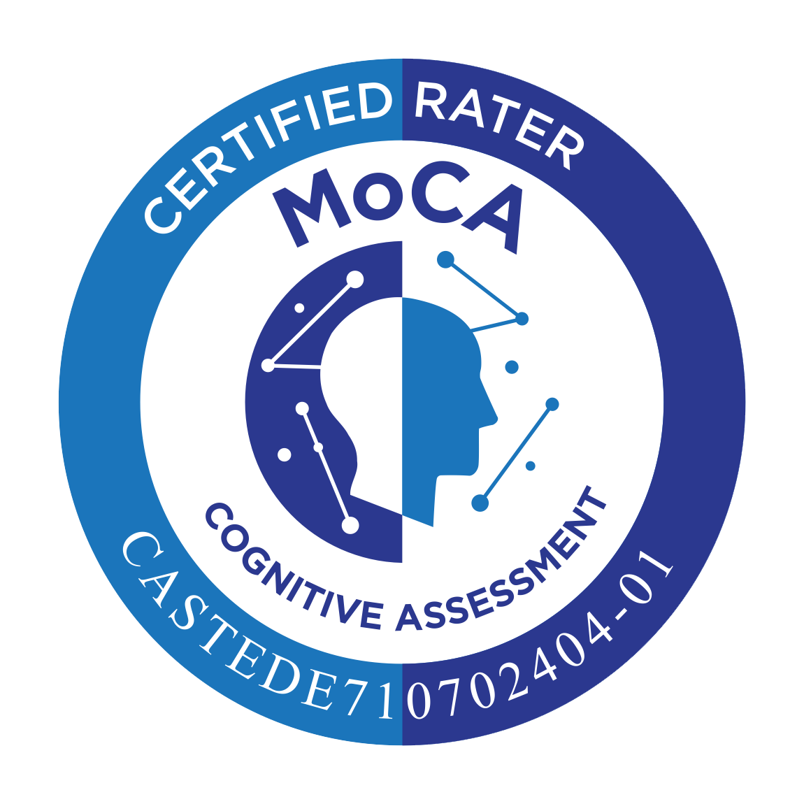 Badge1 Certified MoCA Cognitive Assessment